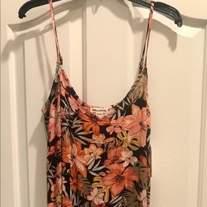 Floral high-low dress